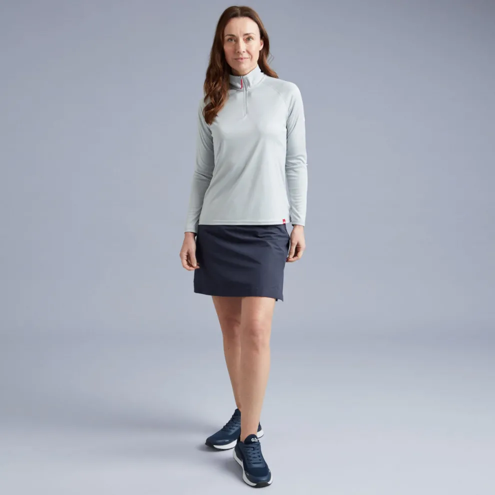 Women’s UV Tec Zip Tee – Long Sleeve